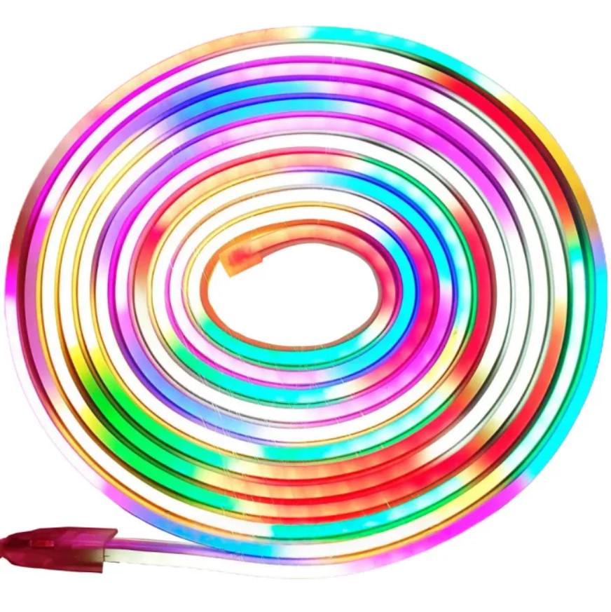 Гірлянда світлодіодна неонова RGB-світло 5 м Гірлянда світлодіодна неонова RGB-світло 5 м