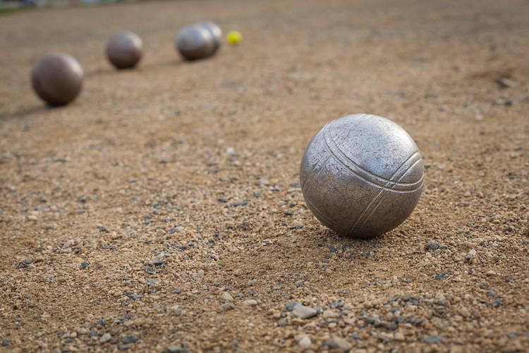 Игра Boules Петанк бочче шары металлические стальные в чехле 6 шт. Серебрянный (1172) - фото 5