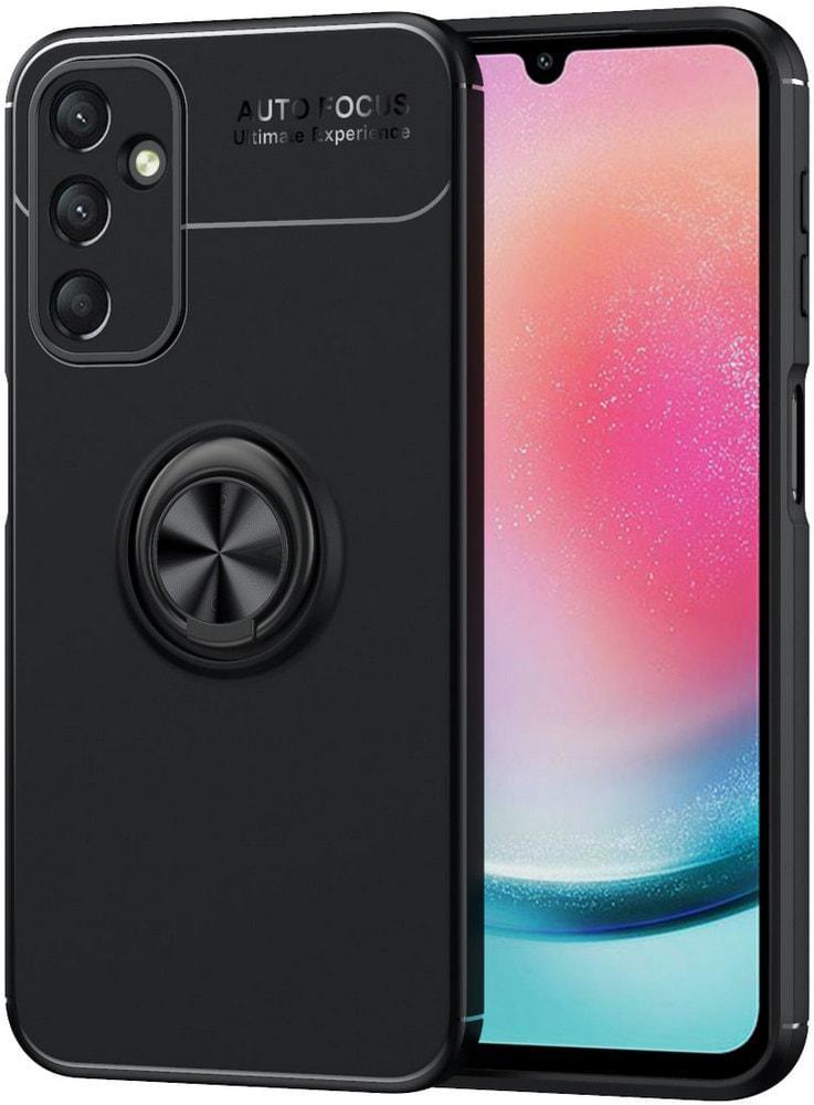 Чехол с кольцом Samsung Galaxy A24 A245 Autofocus Black (32614-2B)
