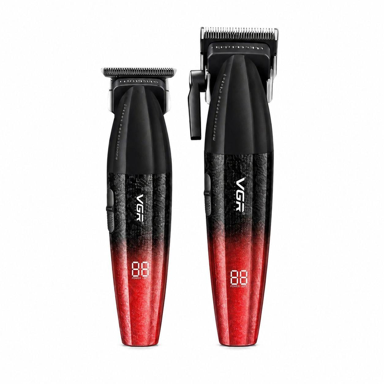 Набор для стрижки VGR V-640 S2 2в1 аккумуляторная Black/Red (10631)