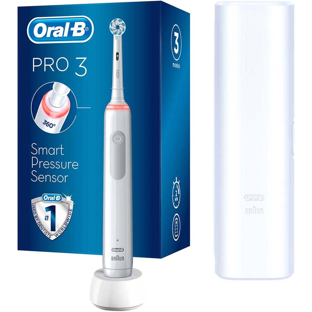 Щітка зубна електрична Oral-B D505 PRO 3 3500 Ultra Thin White