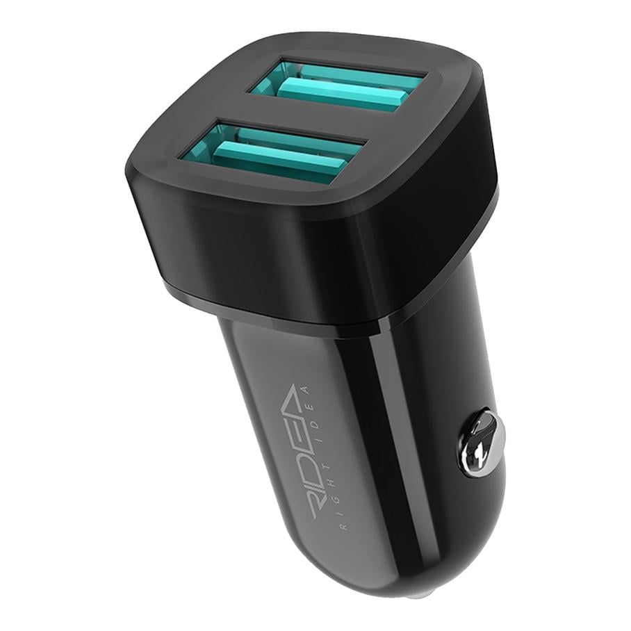 Автомобильное зарядное устройство для Ridea RCC-21012 Grand 2хUSB-A 2.4 А 12 Вт 12-24 В Black