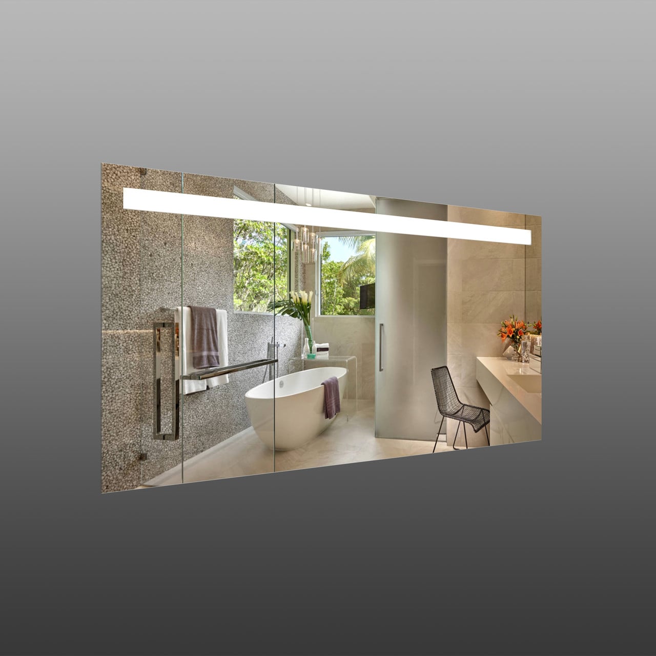 Зеркало настенное с LED подсветкой Art-Com 1200х600 мм (Led 3)