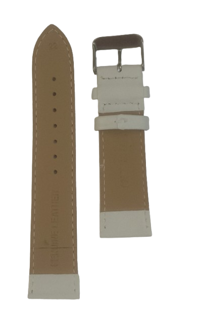 Ремешок для часов Strap кожаный гладкий 22 мм Коричневый (3444) - фото 2