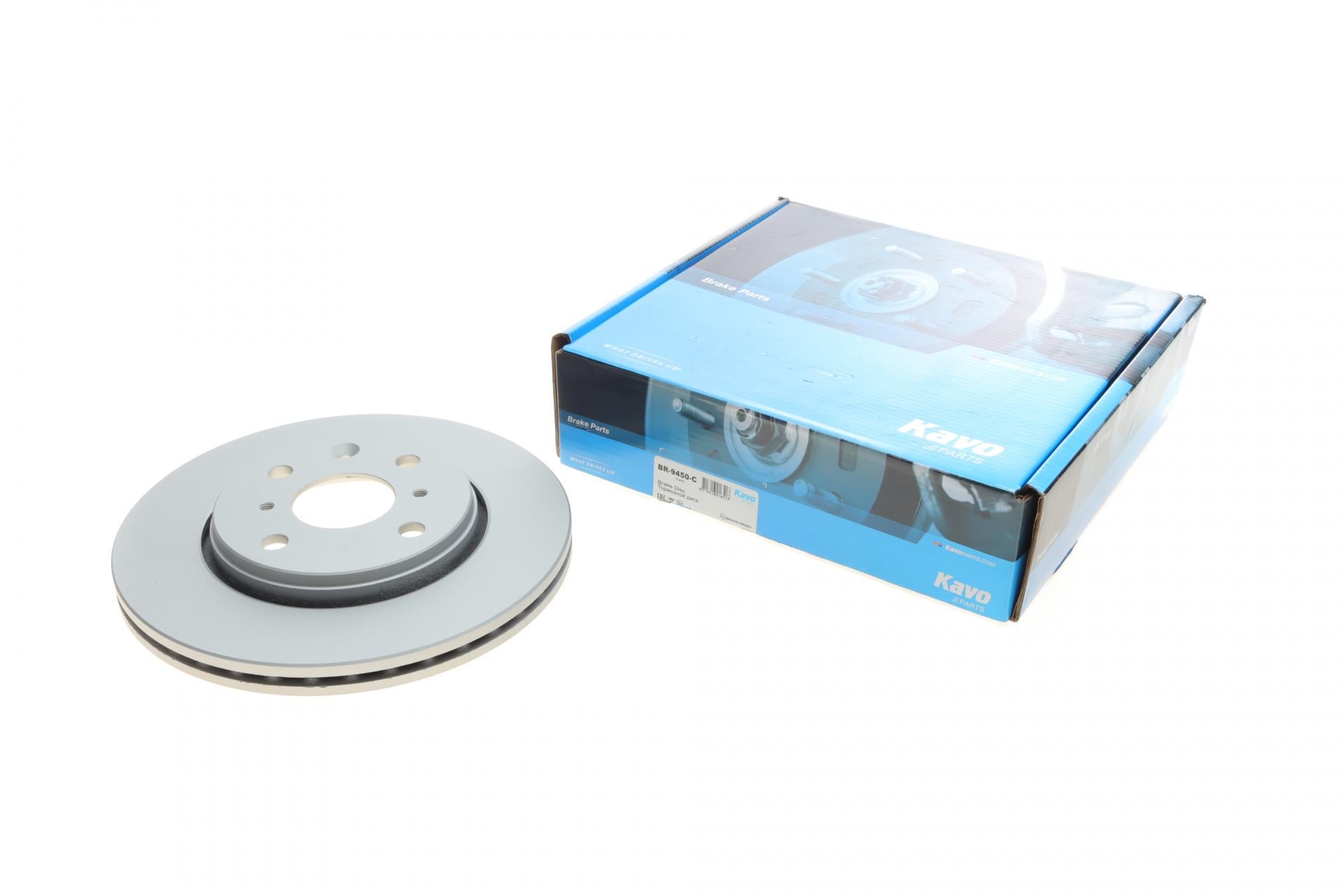 Тормозной диск передний KAVO PARTS для Citroen C1/Peugeot 107/Toyota Aygo 05-247x20 с покрытием мм (BR-9450-C)