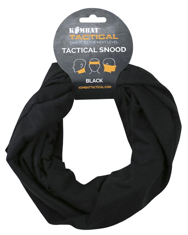 Шарф Kombat UK Tactical Snood Чорний (1000-kb-ts-blk) - фото 1