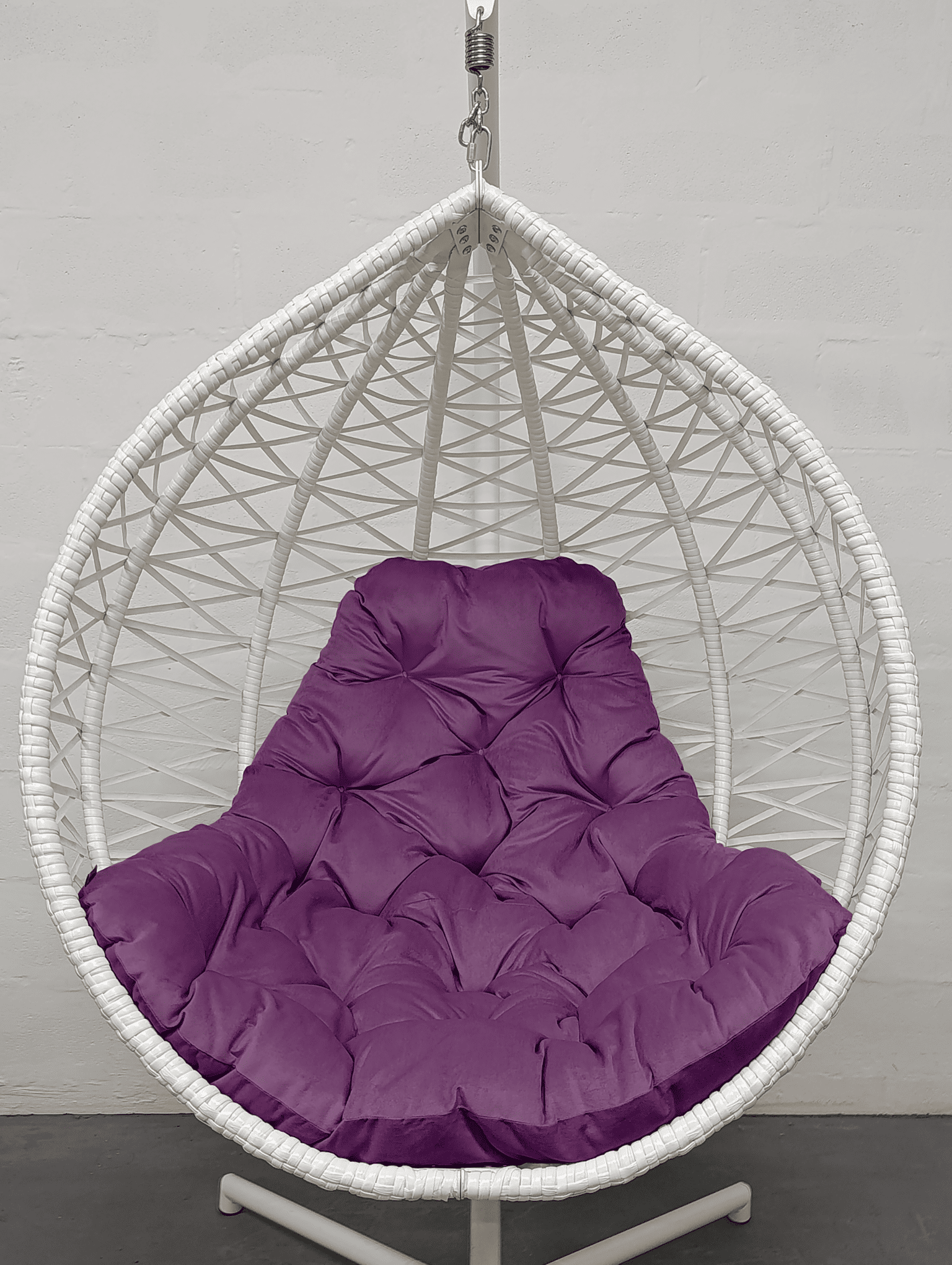 Подушка для крісла-кокона велюр 11 Парадний пурпур (5912) - фото 1 Подушка для крісла-кокона велюр 11 Парадний пурпур (5912) - фото 1