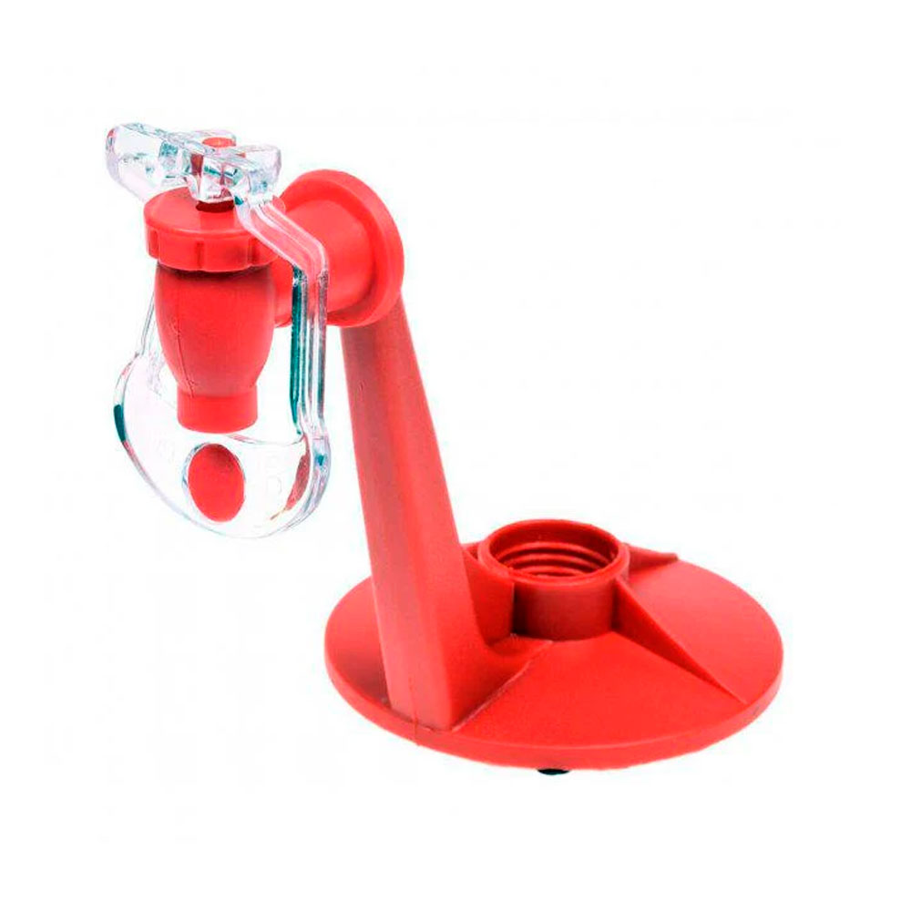 Диспенсер-дозатор для газированных напитков из краном настольный Red (YUT_V5004)