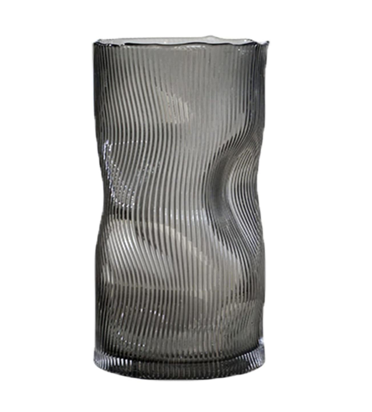 Ваза стеклянная Stenson R95342-XL Illusion 13х30 см (19100711)