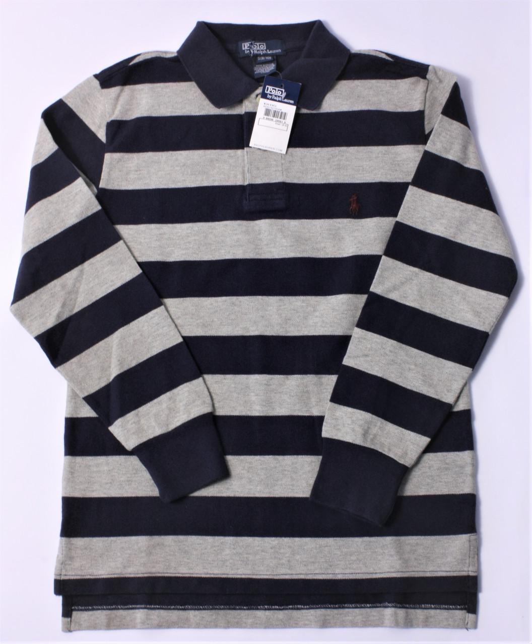 Поло для хлопчиків Ralph Lauren Children в смужку 10-12 років Сірий (1782034551) Поло для хлопчиків Ralph Lauren Children в смужку 10-12 років Сірий (1782034551)