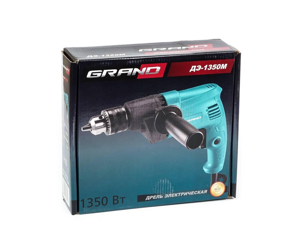 Дрель Grand ДЭ-1350М (3359959) - фото 2 Дрель Grand ДЭ-1350М (3359959) - фото 2