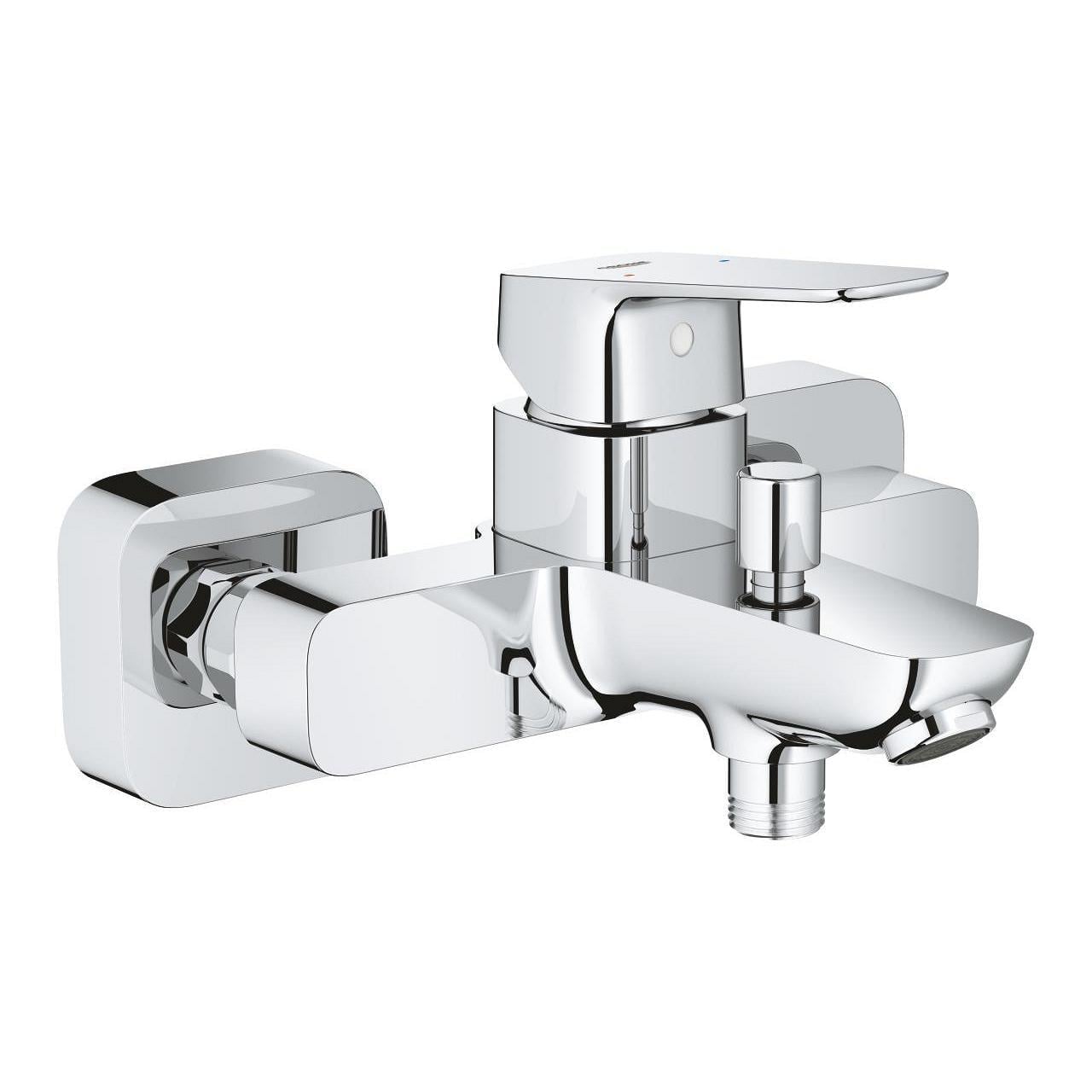 Змішувач для ванни Grohe Cubeo одноважільний настінний Хром (1018130000) Змішувач для ванни Grohe Cubeo одноважільний настінний Хром (1018130000)