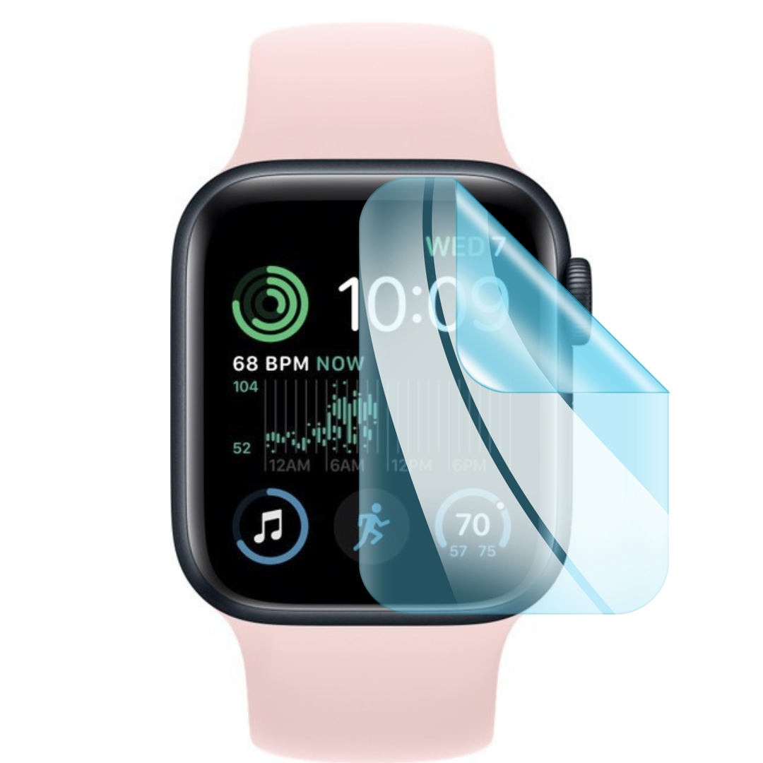 Защитная пленка гидрогелевая глянцевая Grade A для часов Apple Watch SE2 2022 44 мм (HF-A01SNG-002-014)