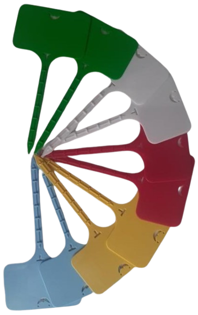 Таблички-бірки садові 10 шт. Різнокольоровий (304015) Таблички-бірки садові 10 шт. Різнокольоровий (304015)