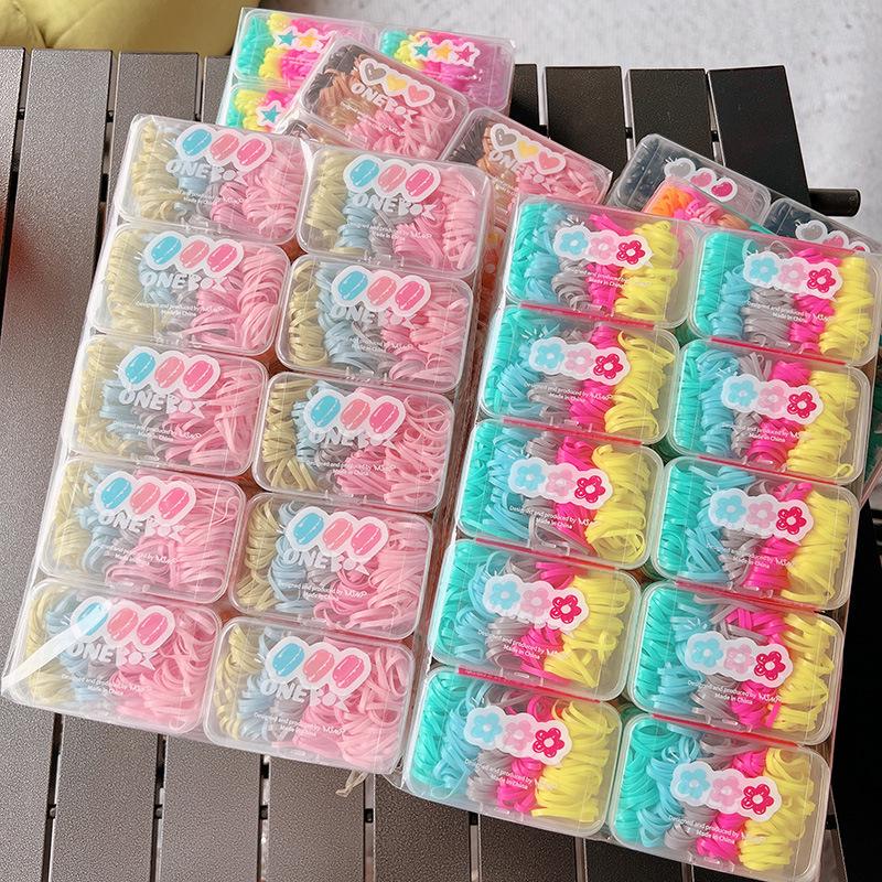 Набір резинок для волосся Макаруни 11701 100 шт. (4570369) - фото 2 Набір резинок для волосся Макаруни 11701 100 шт. (4570369) - фото 2