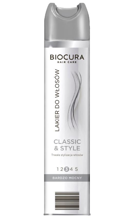 Лак для волос Biocura Classic & Style 3 сильной фиксации 400 мл (9276)