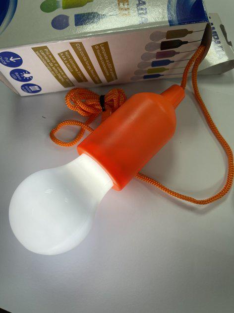 Лампа светодиодная на шнурке BL 15418/1158 холодный свет Оранжевый