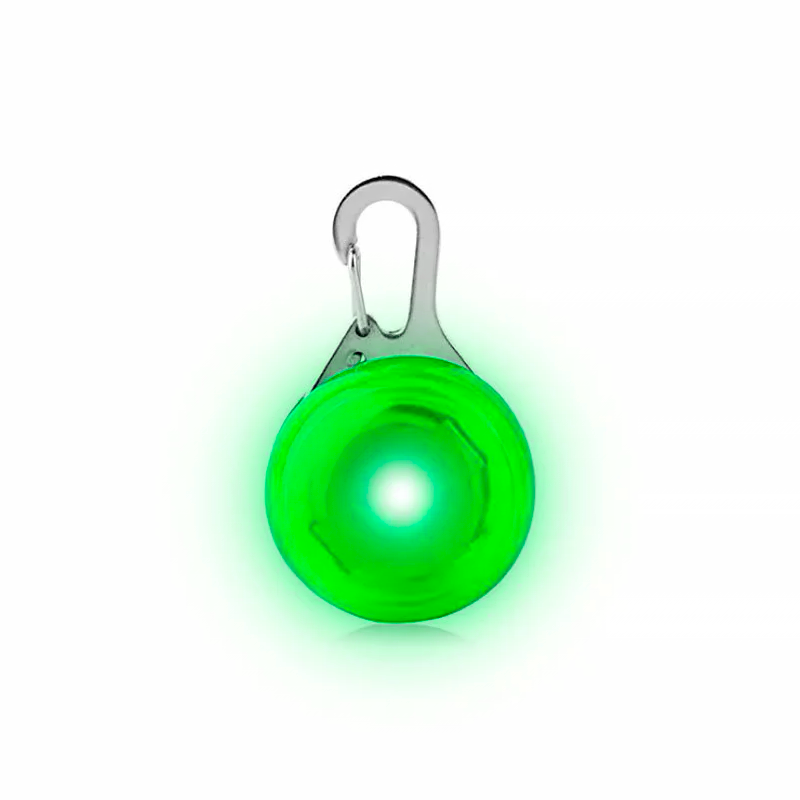 LED-подвеска для собак Friend HY-0501 на ошейник Green (6461092)