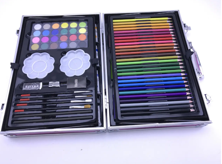 Художній набір для малювання Єдиноріг в алюмінієвій валізці 145 пр. Рожевий (145pinkedinorog) - фото 4 Художній набір для малювання Єдиноріг в алюмінієвій валізці 145 пр. Рожевий (145pinkedinorog) - фото 4