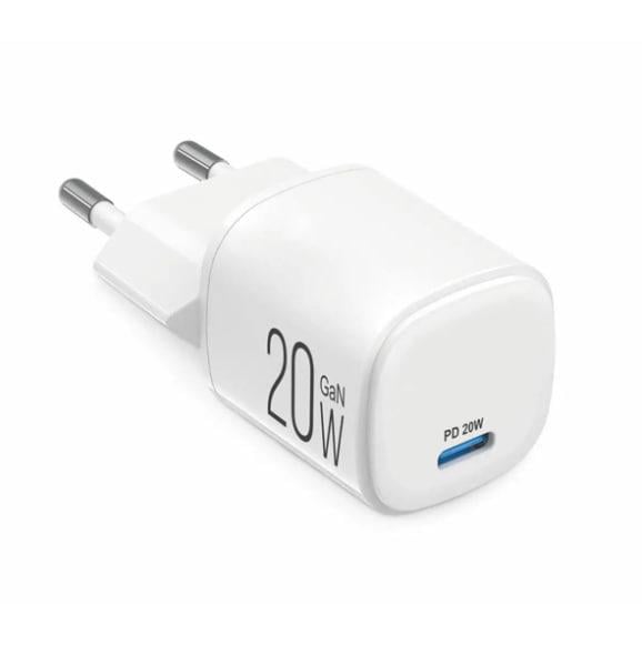 Зарядний пристрій для телефонів Brevia 44020GCW ePowerGaN PD20W USB-C Білий