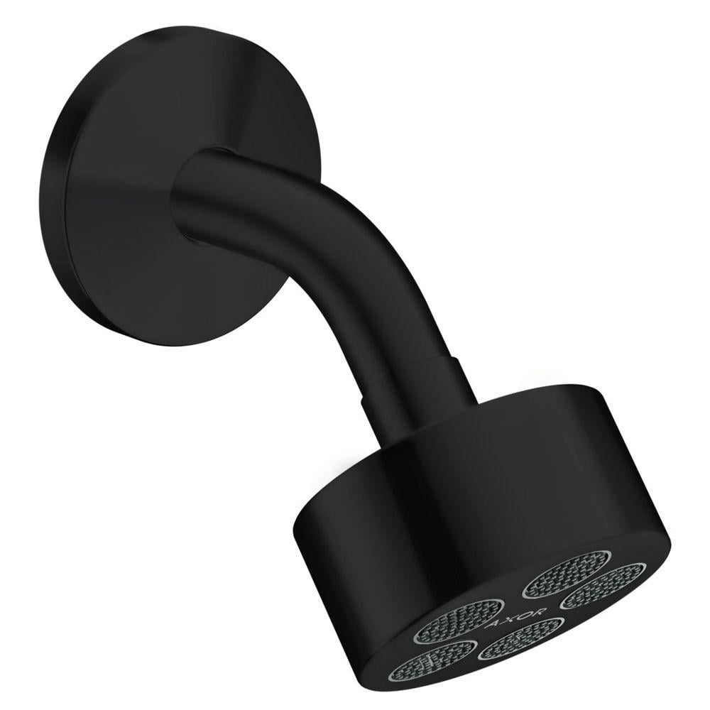 Душ верхний Axor One 1jet с кронштейном со стены 75 мм Черный матовый (48490670)