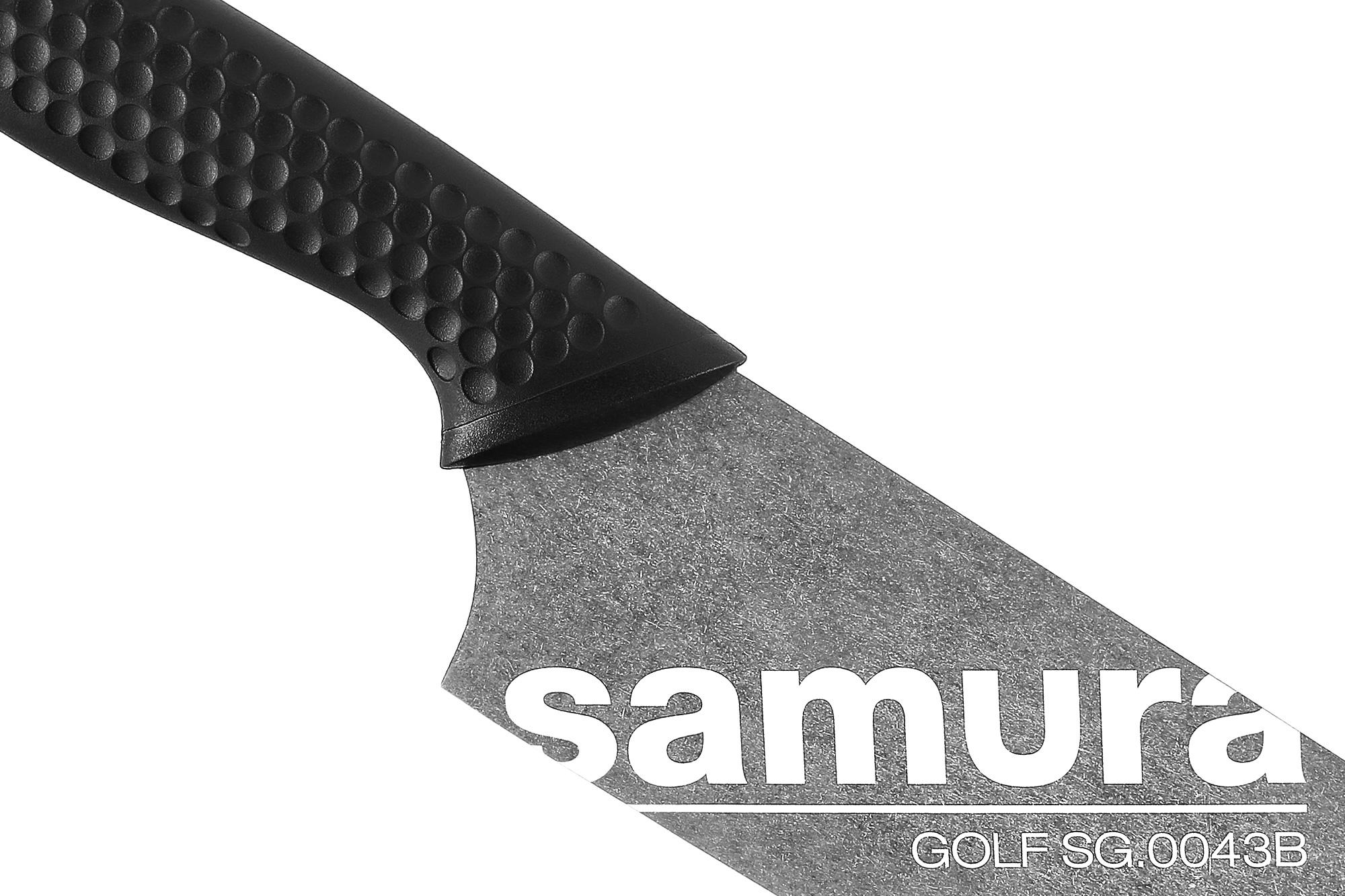 Ніж кухонний Samura Golf Stonewash Накірі 167 мм (SG-0043B) - фото 2