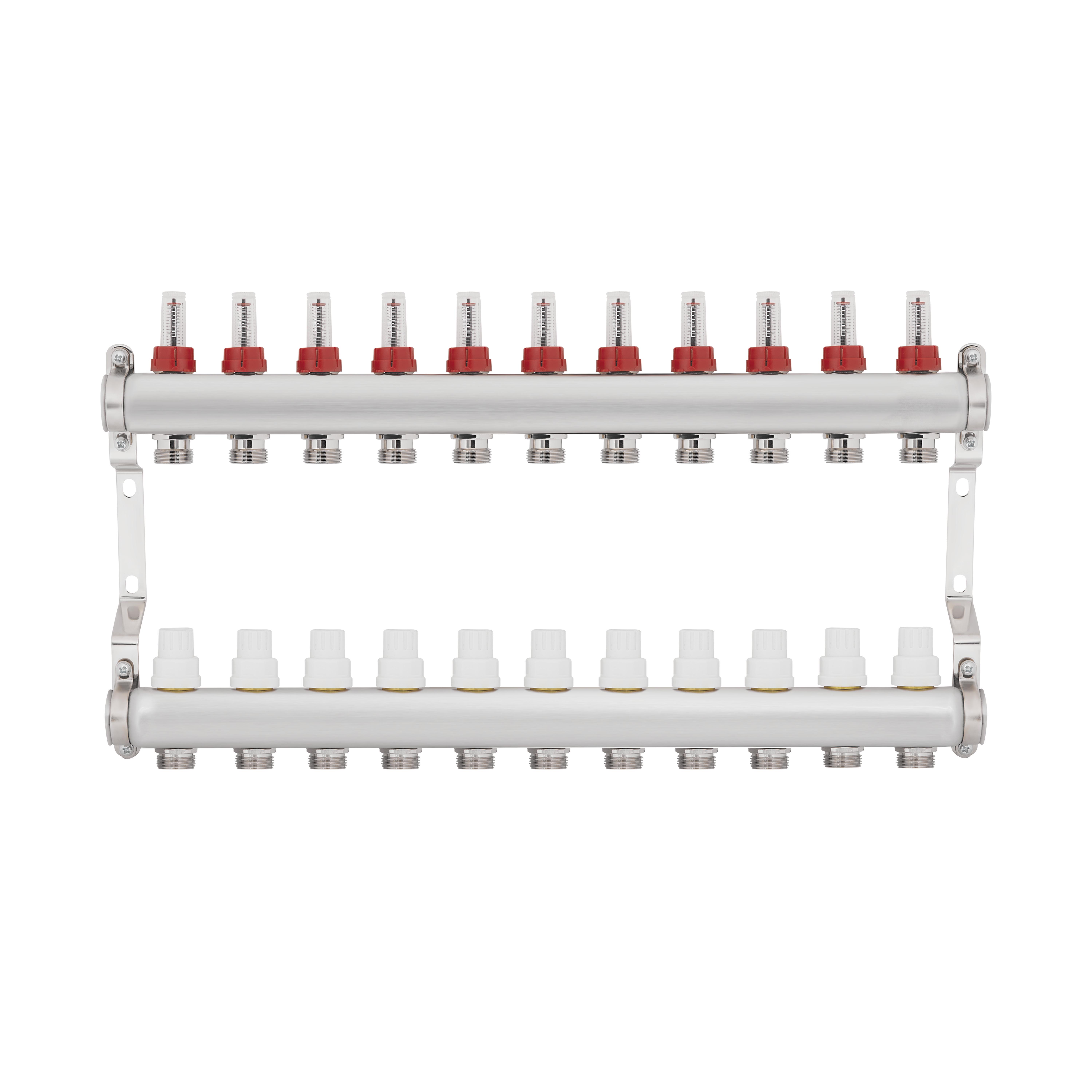 Коллектор с расходомерами SD Plus 1" 11 выходов (SD00411) - фото 3 Коллектор с расходомерами SD Plus 1" 11 выходов (SD00411) - фото 3