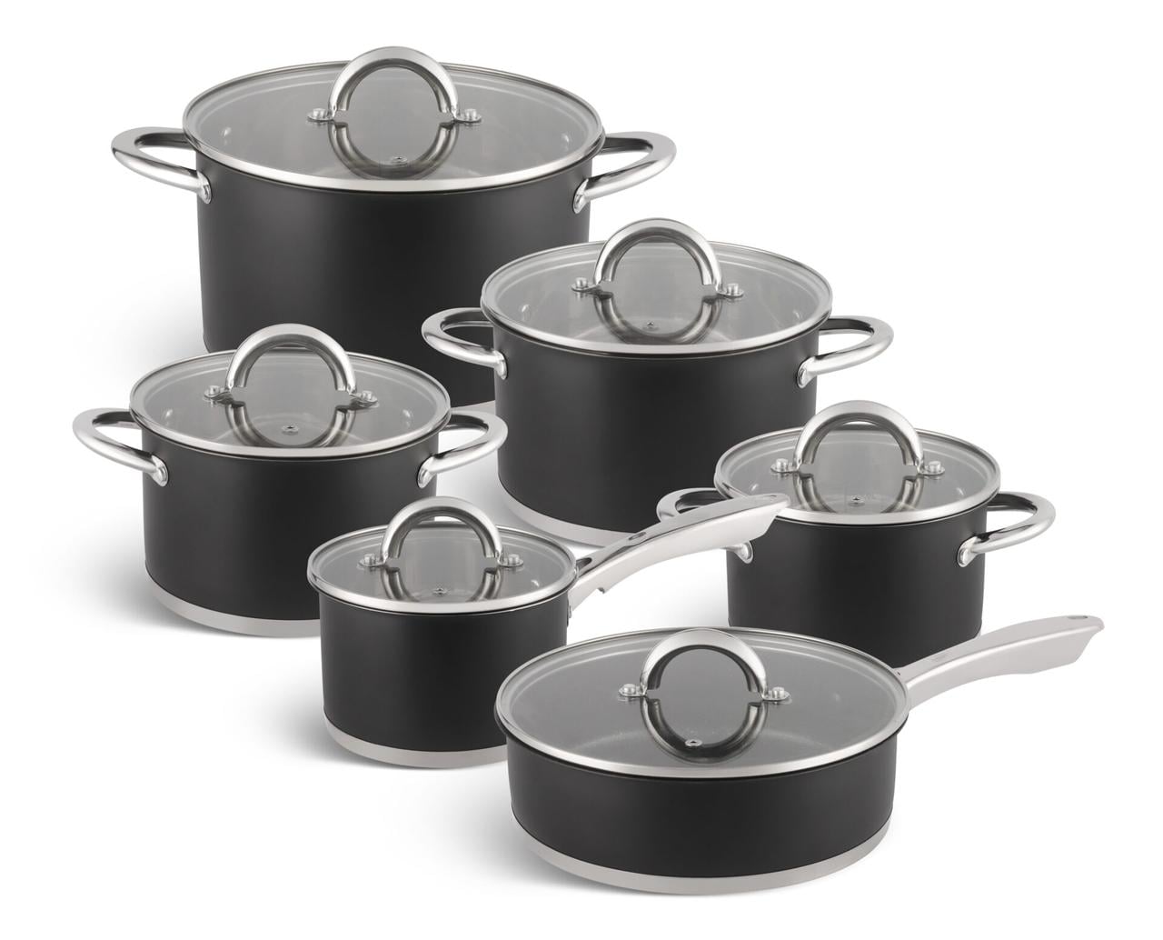 Набор кухонной посуды с индукционным дном Edenberg 12 пр. (EB-4053)