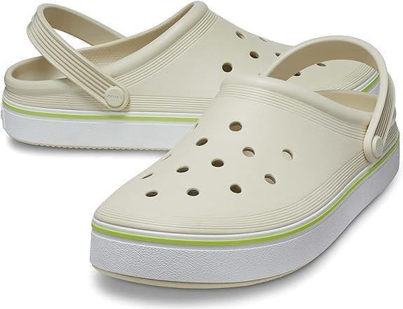 Сабо жіночі Crocs Crocband Clog Off Court Bone Бежевий (27621)