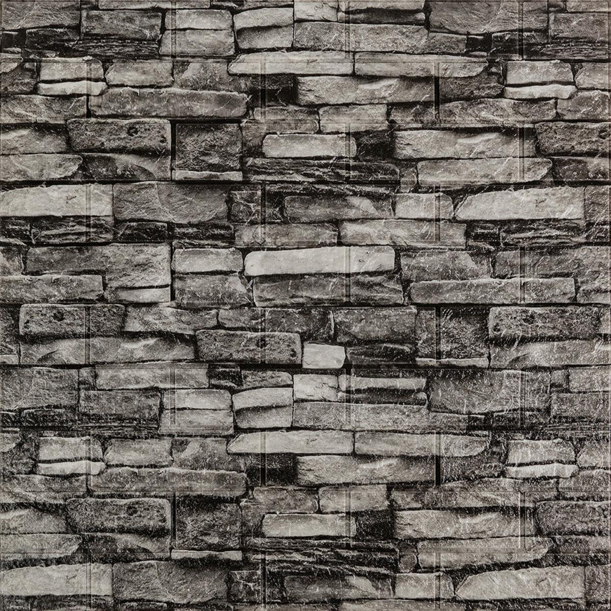 3D-панель самоклеящаяся 59-3 700x770x3 мм Графитовая (SW-00001481)