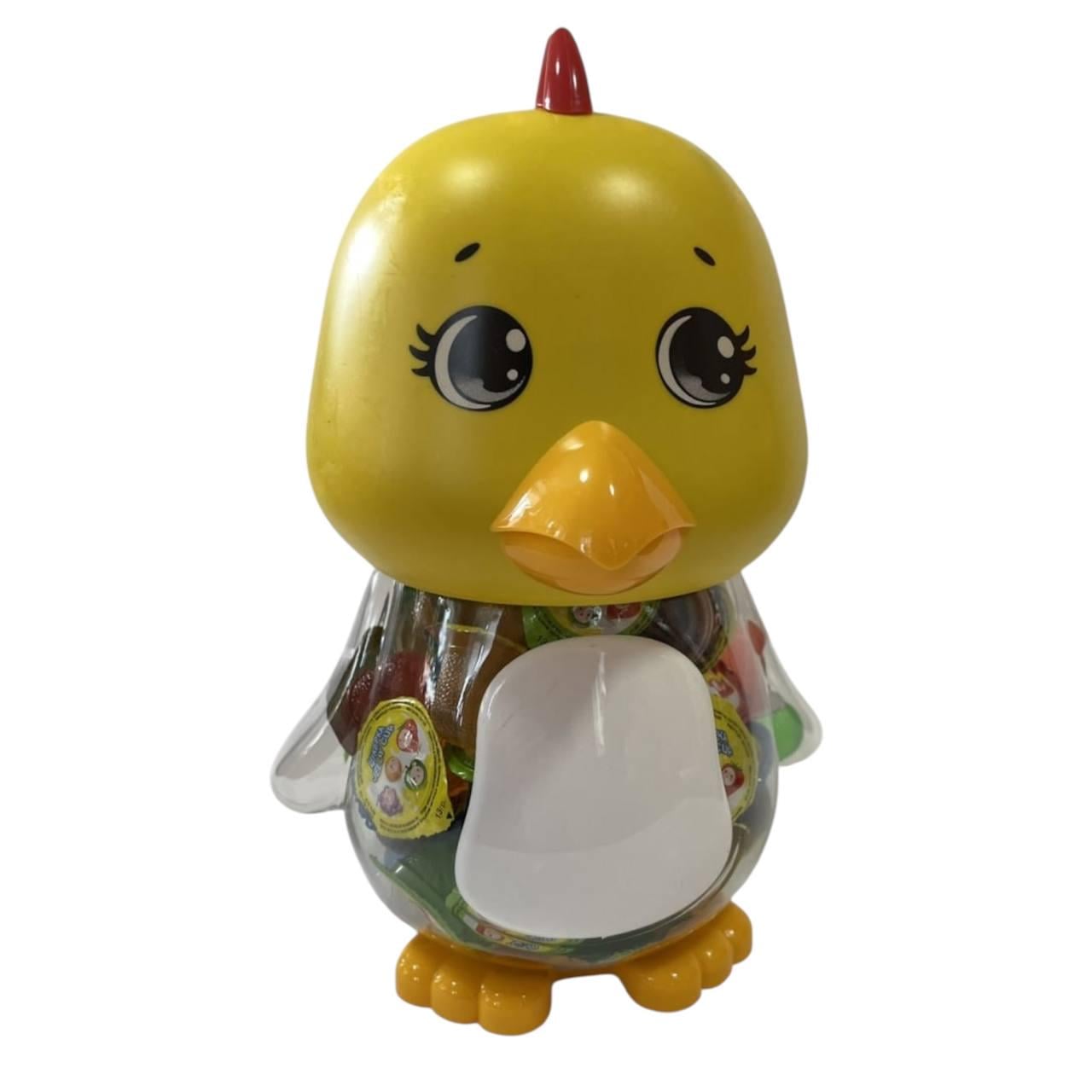 Желе фруктовое в банке-копилка Fruit Jelly Курчатка 100 шт. Желтый (00000006542)