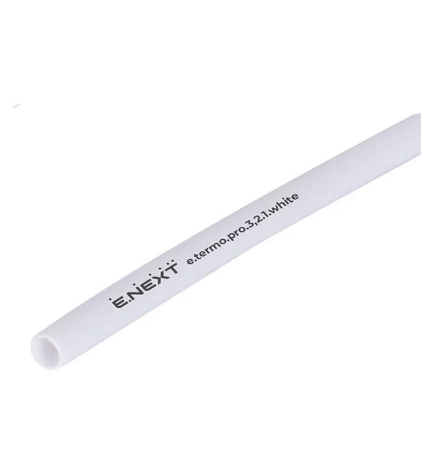 Изоляционная трубка термоусадочная E.NEXT e.termo.pro.3,2.1.White Ø 3,2/1 мм с клеевым слоем 1 м Белый (p092001)