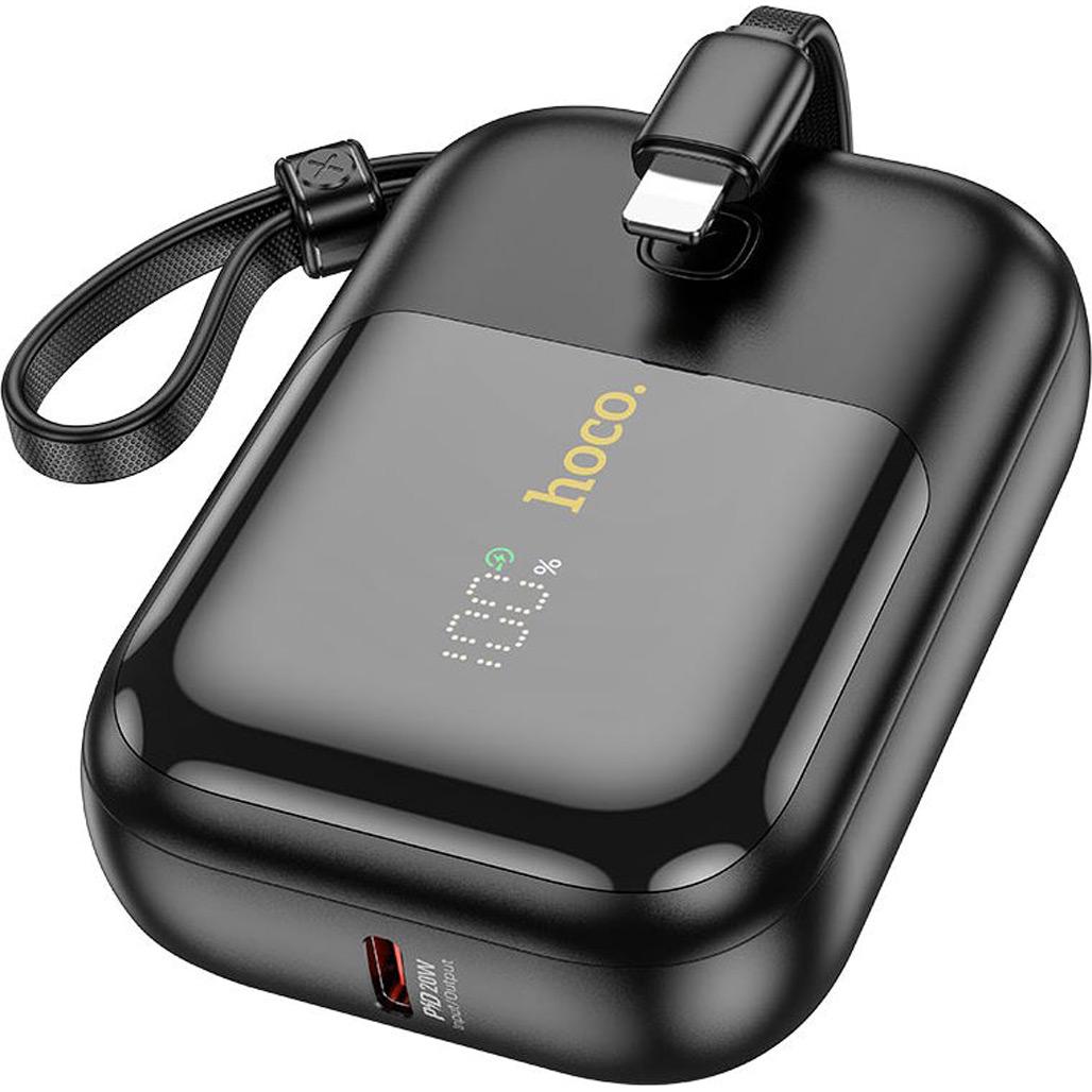 Зовнішній акумулятор Hoco Q20 Fountain 10000 mAh 22,5W Black