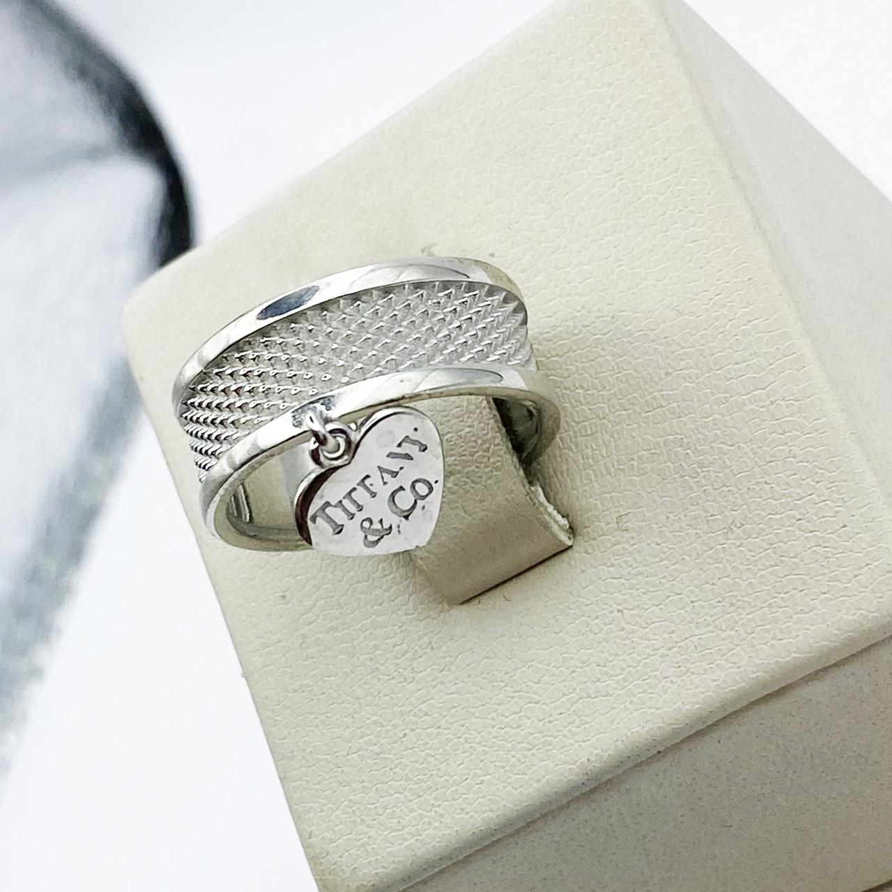 Кольцо серебряное Тиффани р. 17,5 4,73 г (1880209735)