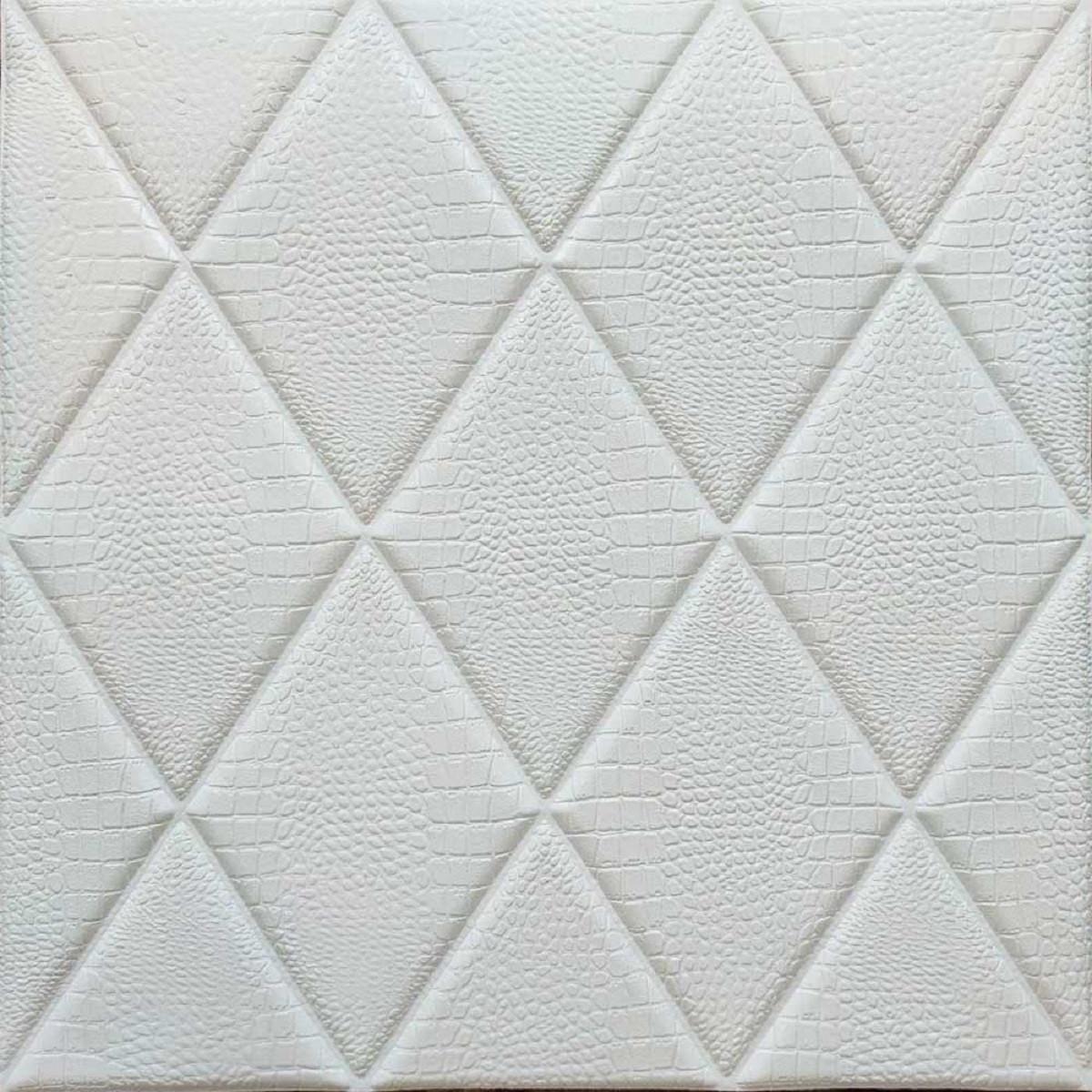 3D-панель Ромбы под кожу настенно/потолочная на самоклеющейся основе 700х700х8 мм (SW-00000221)