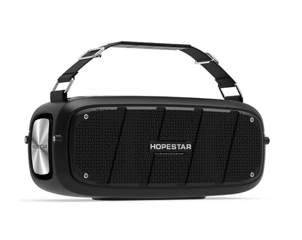 Портативна бездротова Bluetooth колонка HOPESTAR A20 з мікрофоном 55Вт Чорний (A20B22)