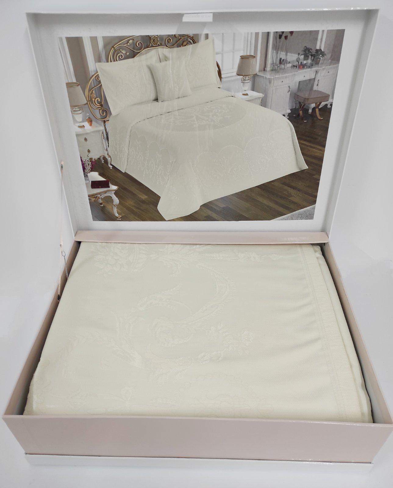 Покрывало пике Maison D'or Lola 260x260 Krem (CN6311)
