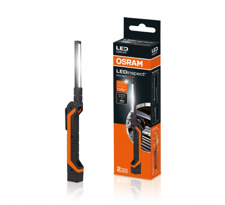 Ліхтарик світлодіодний інспекційний Osram OSR LEDIL411 вбудований акумулятор 250 люм IP20