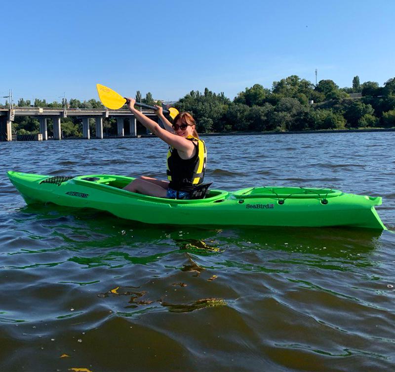 Байдарка-каяк морська Seabird Ranchero Зелений лайм (4744091012660) - фото 7 Байдарка-каяк морська Seabird Ranchero Зелений лайм (4744091012660) - фото 7