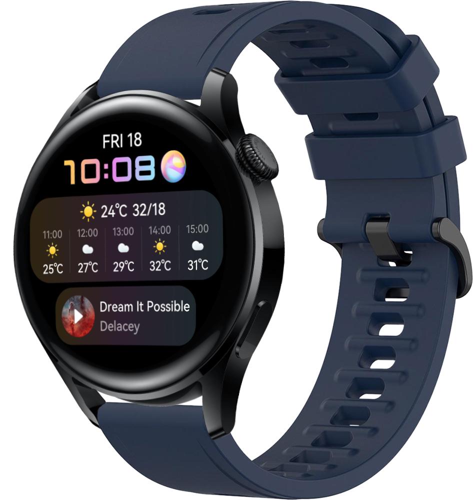 Ремешок Convex для Huawei Watch 3 22 мм Dark Blue (22562-5D)