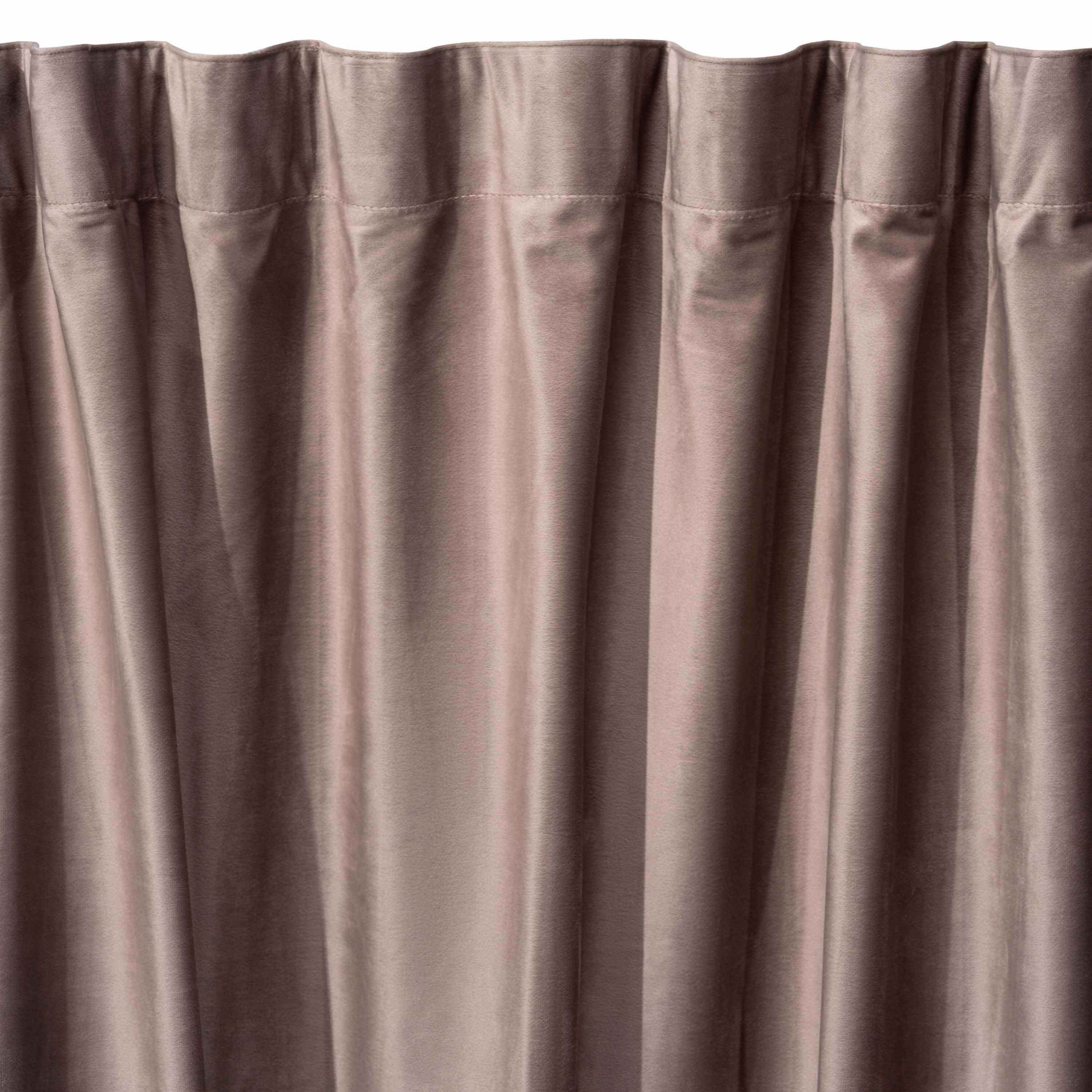 Штора Ardesto ART1030TA велюр/поліестер 150x270 см Світло-коричневий (4ecc29a3) - фото 3 Штора Ardesto ART1030TA велюр/поліестер 150x270 см Світло-коричневий (4ecc29a3) - фото 3