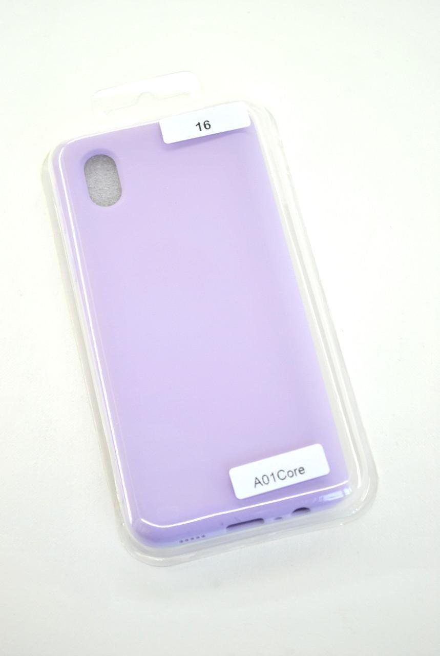 Чохол для телефону Samsung A01 Core / M01 Core Silicone FULL №16 Lilac (4you)