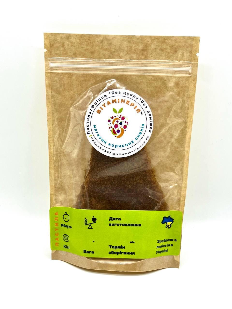 Пастила Вітамінерія киви-бананово-яблочная с тертым яблоком 150 г (31940289)