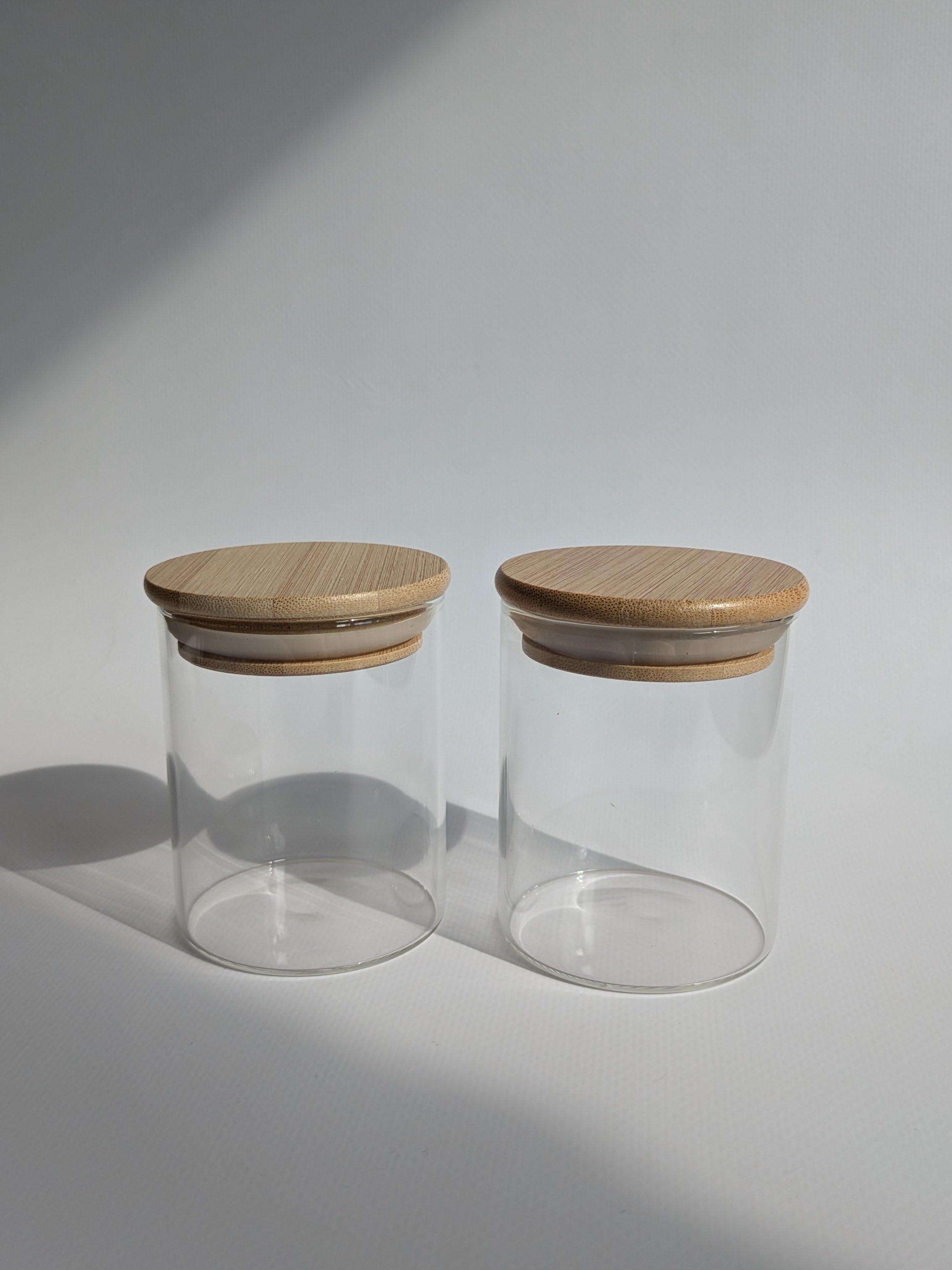 Набор емкостей для специй с бамбуковыми крышками 2 шт. (27339873)