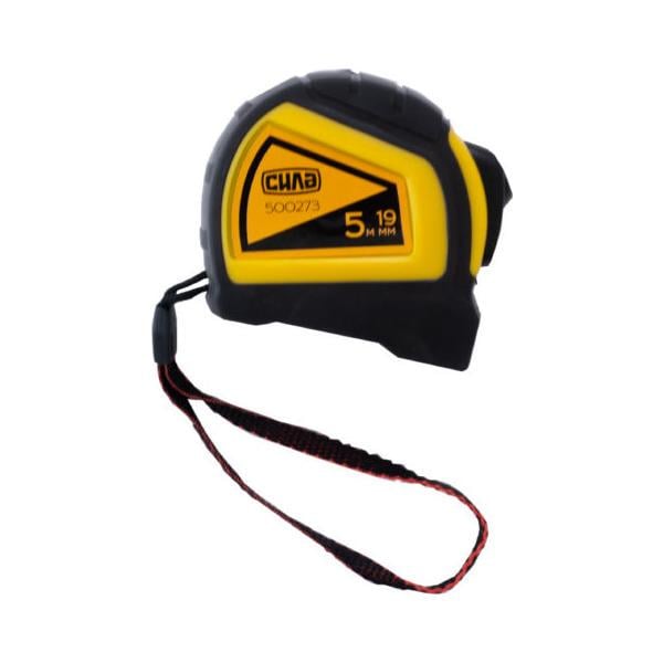 Рулетка Сила 5 м х 19 мм подвійний зацеп (500273)