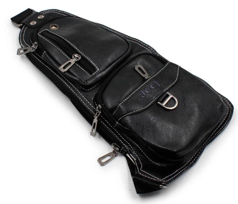 Сумка-рюкзак через плече чоловіча Bags 777 Чорний (151037) - фото 2