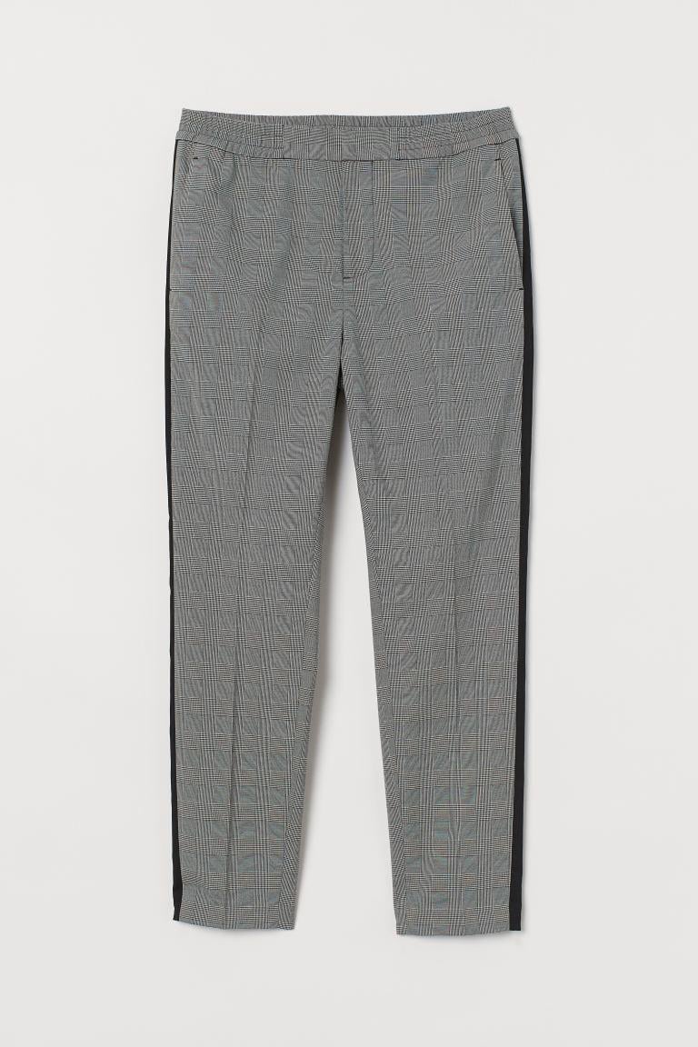 Штани H&M Клітинка р. 29/30 Сірий (Q2009867583)