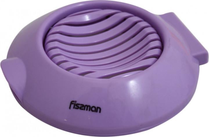 Яйцерезка-слайсер Fissman 15x14x2,5 см из пластика Сиреневый (7671.1)