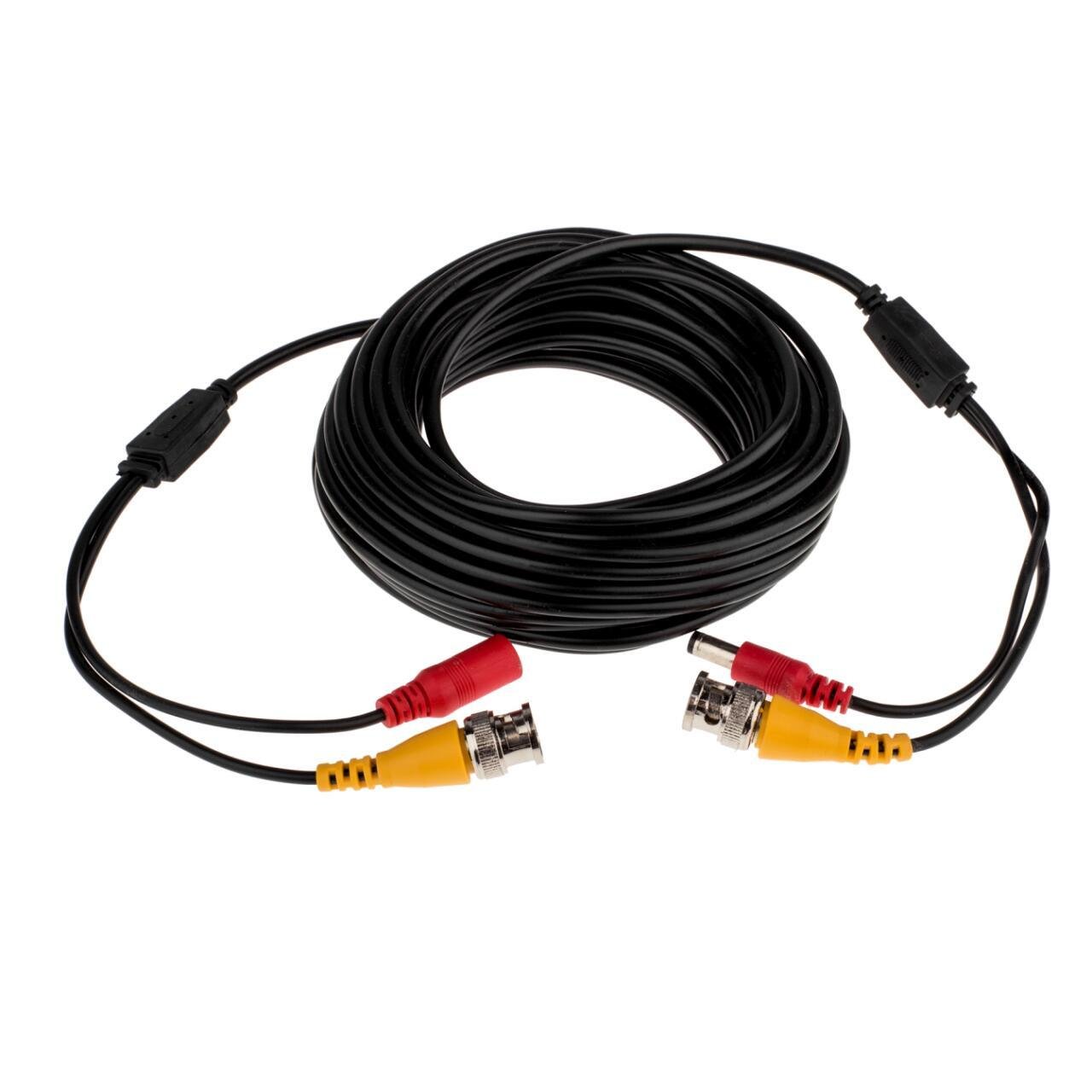 Кабель видеонаблюдения GreenVision GV-BNC+DC-10M 10 м BNC DC 5.5x2.1 для камер Black (32709420)