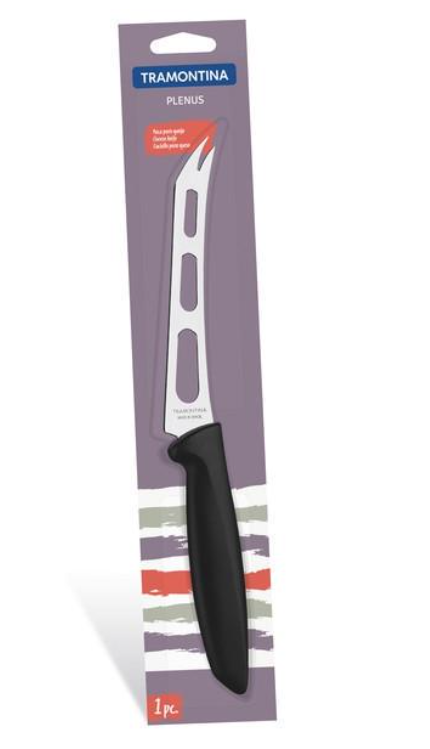 Нож для сыра Tramontina Plenus 152 мм Черный (23429/106)